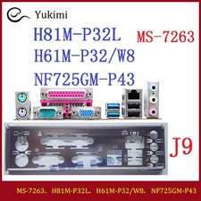 NEW FOR MSI MS-7263、H81M-P32L、H61M-P32/W8 Ｍotherboard I/O Shield Backplate picture