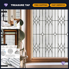 Decorative Window Privacy Film - Static Cling Glass Cover, 29.5