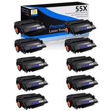 10PK CE255X 55X Toner Cartridge for HP LaserJet P3015n P3015x P3016 MFP M525dn picture
