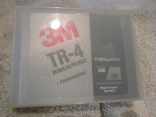 3M IMATION TRAVAN-4 Mini-Cartridge 4GB/8GB Data Preformatted TR-4 for Tape Drive picture