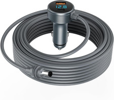 Starlink Mini Car Adapter 12V-48V with Digital Display and USB Ports (16.4Ft) picture