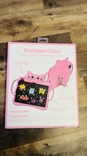 Pink Cat Shockproof Silicone Bumper Case Handle Stand for iPad Pro 11/Air 10.9 picture