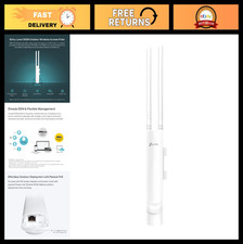 Outdoor Wireless Access Point, N300 WiFi Coverage 200m, Passive PoE, Cloud Acces picture