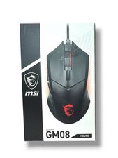 MSI Clutch GM08 Gaming Mouse 4200 DPI 6 Button Red LED Adjustable Weight USB picture