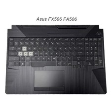 Black Palmrest US Backlit Keyboard Touchpad 3BBKXTAJN00 For Asus FX506 FA506 picture