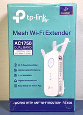 TP-Link RE450 AC1750 Mesh WiFi Range Extender Dual Band Gigabit New Sealed picture