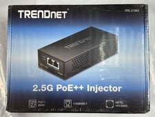 TRENDnet 2.5G 90W PoE++ Injector Wall Mountable (TPE-219GI) Black New/SEALED picture