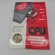 Vintage Connectix CPU 2.0 PowerBook Utilities Apple Macintosh Rare NOS SEALED picture