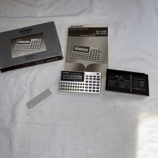 Used SHARP Pocket Computer PC-1246 Electronic Calculator Tested Working Read picture