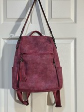 Fadeon Laptop Backpack Pu Leather picture