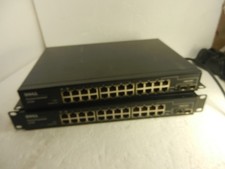2X Dell PowerConnect 2724 24-Port Gigabit Managed Network Switch - READ NOTES picture