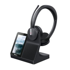 Yealink WH64 Workstation Dual Wireless Headset System, Touchscreen Base, DECT picture