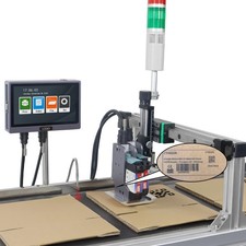 25.4mm automatic online inkjet printer prints date code LOGO without conveyor picture