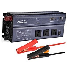 Pure Sine Wave Power Inverter12V DC to 120V AC Converter 1000W Gray picture