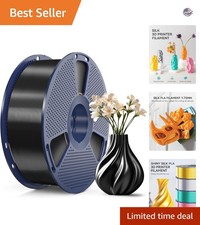 Smooth Feeding Shiny Silk PLA 1KG Filament - No Clogging, Perfect for Crafts picture