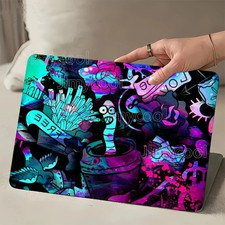 2 Pack Colorful Graffiti Pattern Laptop Art Case Universal Laptop Skin Sticker picture