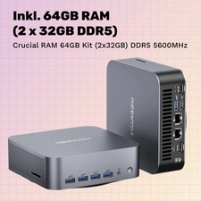 GEEKOM GT1 Mega AI Mini PC with Intel Core Ultra 9 185H 64GB DDR5 RAM picture