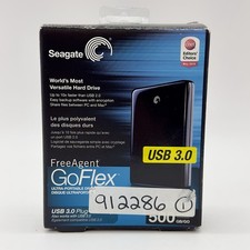 Seagate FreeAgent GoFlex Ultra-Portable Drive 500GB USB 3.0 PC Mac STAA500105 picture