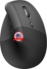 Ratón inalámbrico vertical ergonómico de 2.4 GHz para ordenador portátil NEW US picture