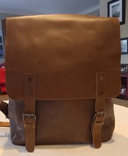 LXY Vegan Leather Backpack Vintage Laptop 14