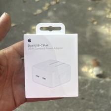 Apple 35W Dual USB-C Port Compact Power Adapter - FreeShipping picture
