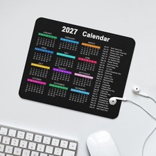 2027 Calendar Mouse Pad - Non-Slip Rubber Base, Large Desk Mat, Durable Comput picture