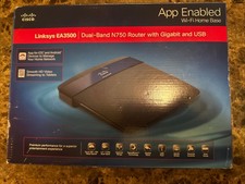 CISCO Linksys EA3500 Dual Band N750 Router with Gigabit and USB App Enabled OB picture