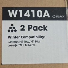 W1410A Black Toner Cartridge 2 Pack Compatible for HP LaserJet M110w M140w picture