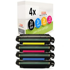 4x MWT XXL Compatible Toner Cartridges for HP LaserJet CP-4525/CP-4520 picture