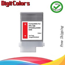 PFI-106 Red Ink Tank Cartridge for Canon IPF 6400s 6400 6450 Printer PFI106R picture
