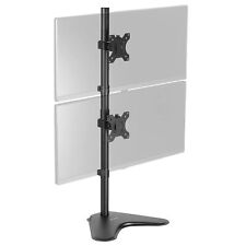 VIVO Dual Monitor Desk Stand Free-Standing LCD Mount, Holds in Stacked Vertical picture