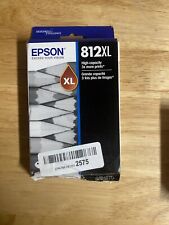 Epson T812XL120-S 812XL High-Capacity Ink Cartridge Black Dated  11/2026 picture