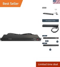Versatile 1U Rack Power Distribution: 8 Outlets, Surge Protection, 6ft Cord picture