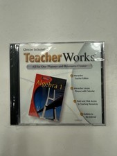 Glencoe Exclusive Algebra 1 Teacher Works All In One Planner CD-ROM - New Sealed picture