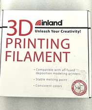 Inland 3D Printing Filament 2.85 MM PLA Silver NOS picture