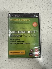 Webroot Secure Anywhere Internet Security DVD New Factory Sealed picture