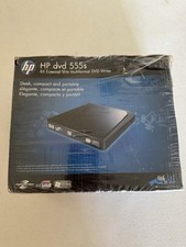 HP dvd/cd external rewritable drive. Model dvd555s-H07 3 New Old Stock Vintage picture
