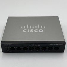 Cisco SF100D-08P V2 8 Port Desktop Switch Used picture
