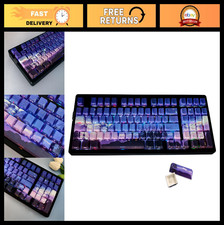 Custom 126 Key PBT Keycap Set - Double Shot Gradient Purple Dawn for Cherry MX S picture
