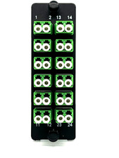 Panduit Compatible BFT- FAP12WAGDLCZ  24 Port LC SM APC OS1 / OS2 Adapter plate picture
