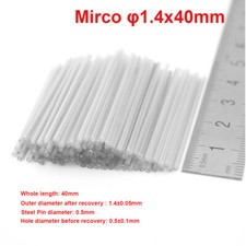 Mirco Dia 1.4m Fiber optic Fusion Splice Protection Sleeve Tube 40mm 1000PCS picture