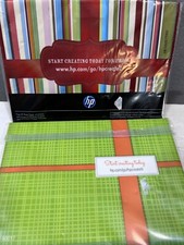 Lot of 2 HP Glossy Photo Paper Sheets + Envelopes Christmas Card Ready DIY Pack picture