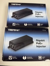 TRENDnet TPE-115GI 1-Port Gigabit Ethernet PoE+ Injector 30W (LOT OF 2) picture