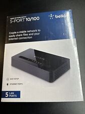BELKIN Wired Network Switch 5-Port 10/100, NEW/Sealed picture