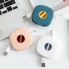 SITAKE 3PCS Cable Management, Retractable Portable Cord Organizer, 3 Colors  picture