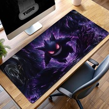 Pokemon Ghost Type Gengar Spooky Gaming Mouse Pad Desk Mat Accessories picture