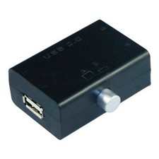 USB 2.0 Sharing Share Switch Box Hub 2 Ports PC Computer Scanner Printer Manual picture