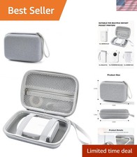 Protective Portable Label Maker Case - Lightweight and Stylish Grey Storage picture