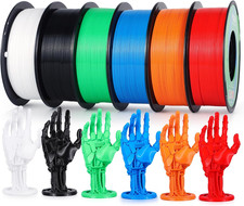 PETG 3D Printer Filament Bundle 1.75Mm, 1Kg, 6-Pack,6 Color picture