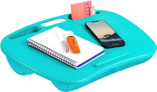 Mydesk Lap Desk – Turquoise, Fits 15.6” Laptops picture